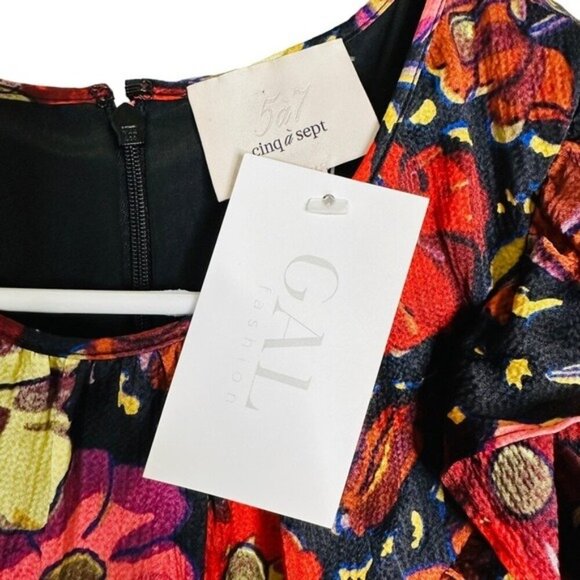 Cinq À Sept Dresses | Crystal Dress Maraschino Multi – Womens Size 4 New - Picture 12 of 13